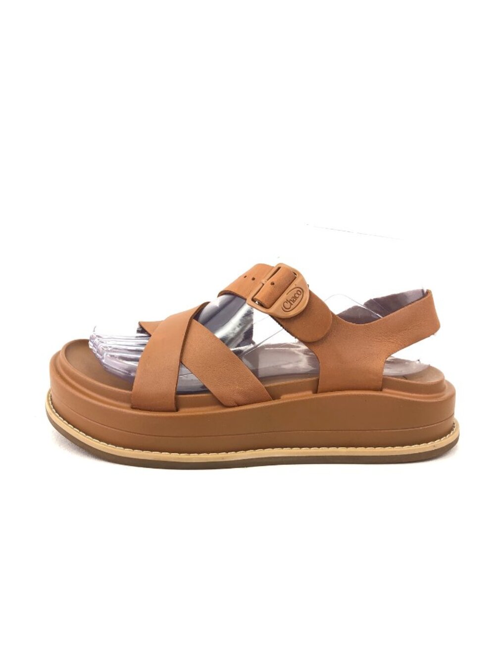 Chaco Townes Midform Brown Leather Sandals 6